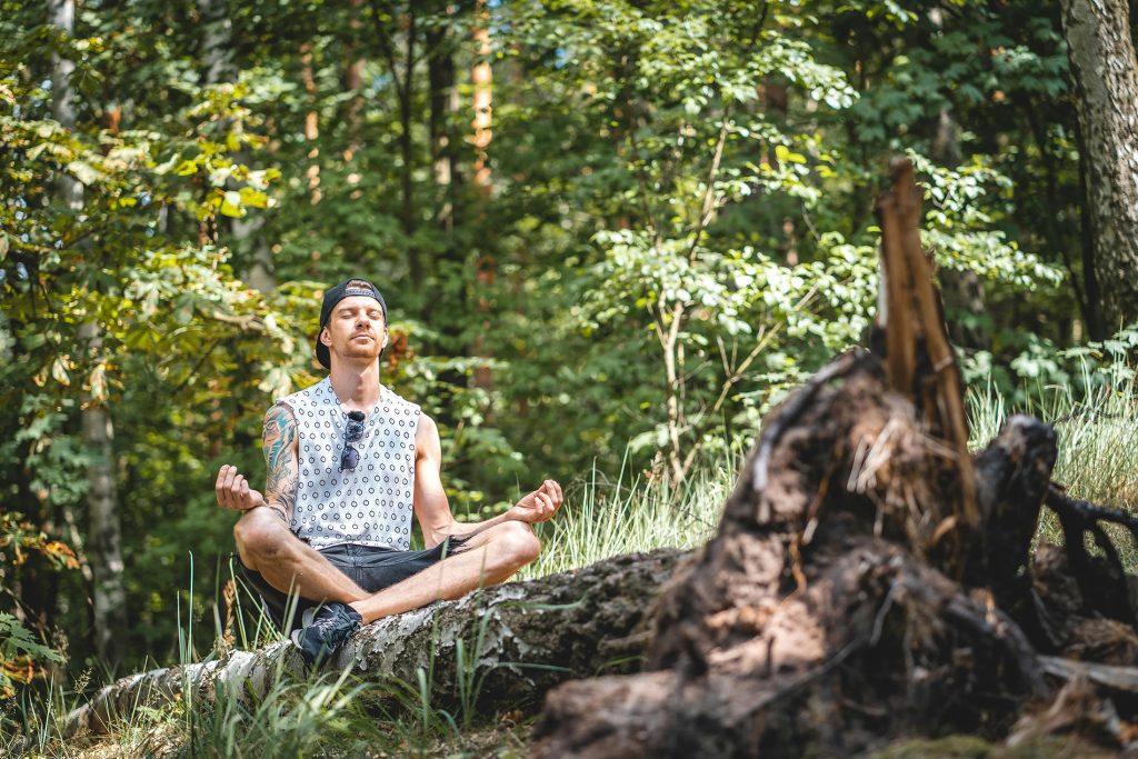 person practicing self care ideas for better physical and mental health