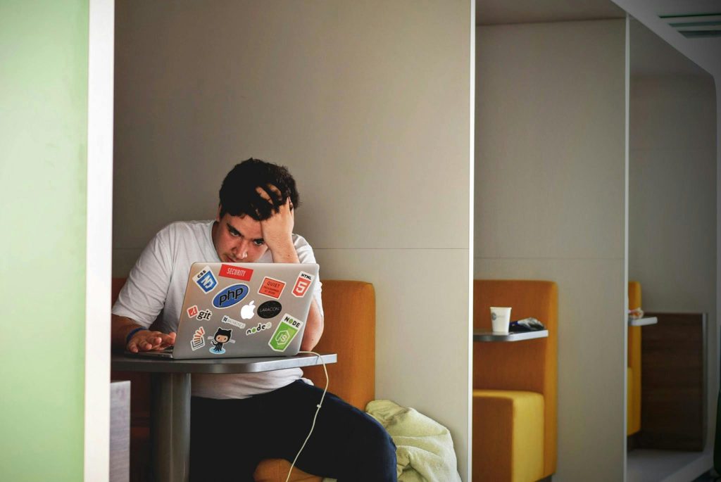 exhausted man feeling tired with underlying medical condition